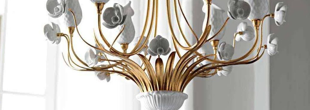 Pendent, Le Porcellane, Classic, Orchidea Lamp